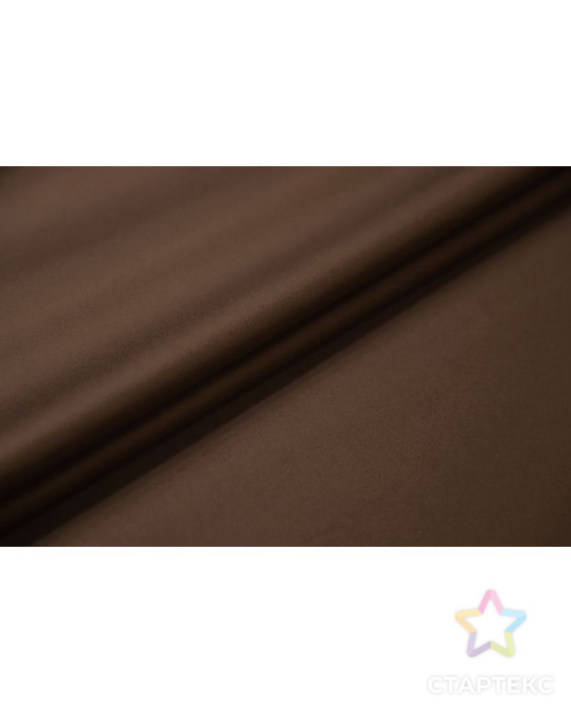 Пальтовая ткань  сукно, цвет теплого шоколада арт. ГТ-6509-1-ГТ-26-8284-1-14-1 2