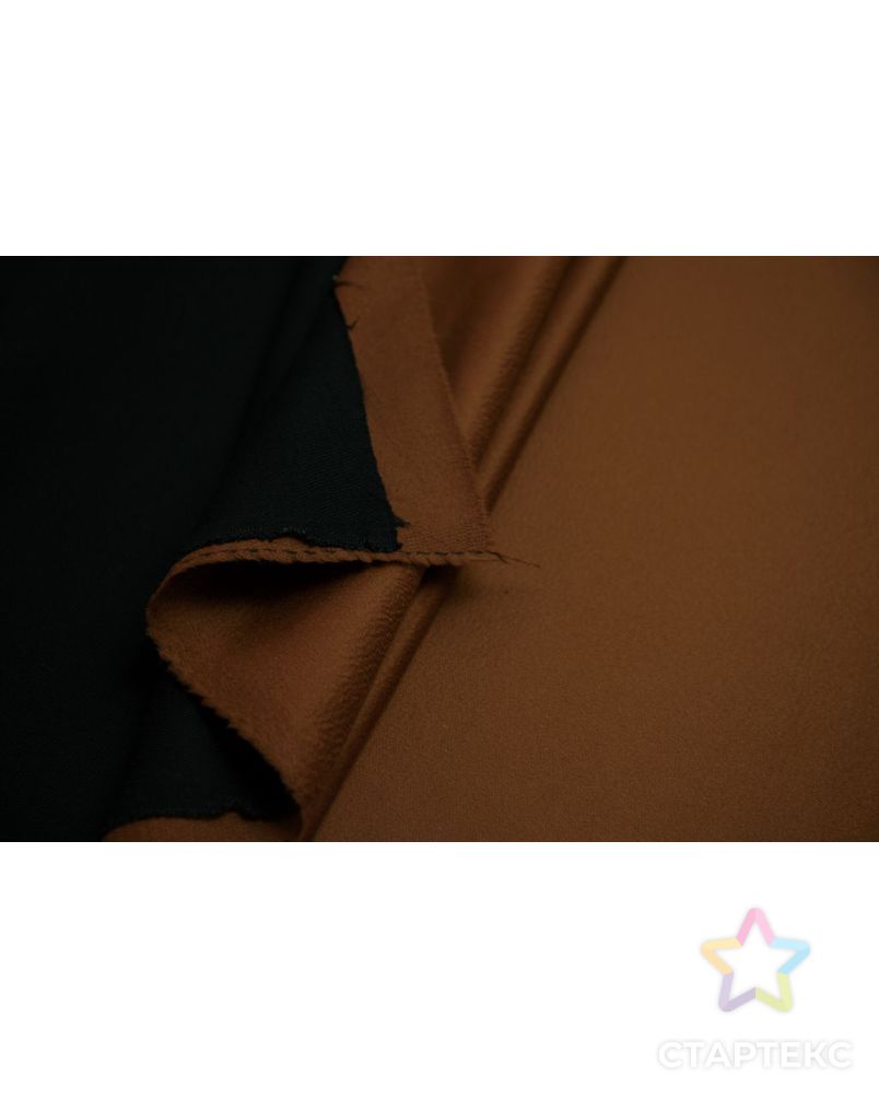 Дублированная пальтовая ткань с ворсом волной, цвет терракотовый арт. ГТ-6560-1-ГТ-26-8341-1-32-1 5