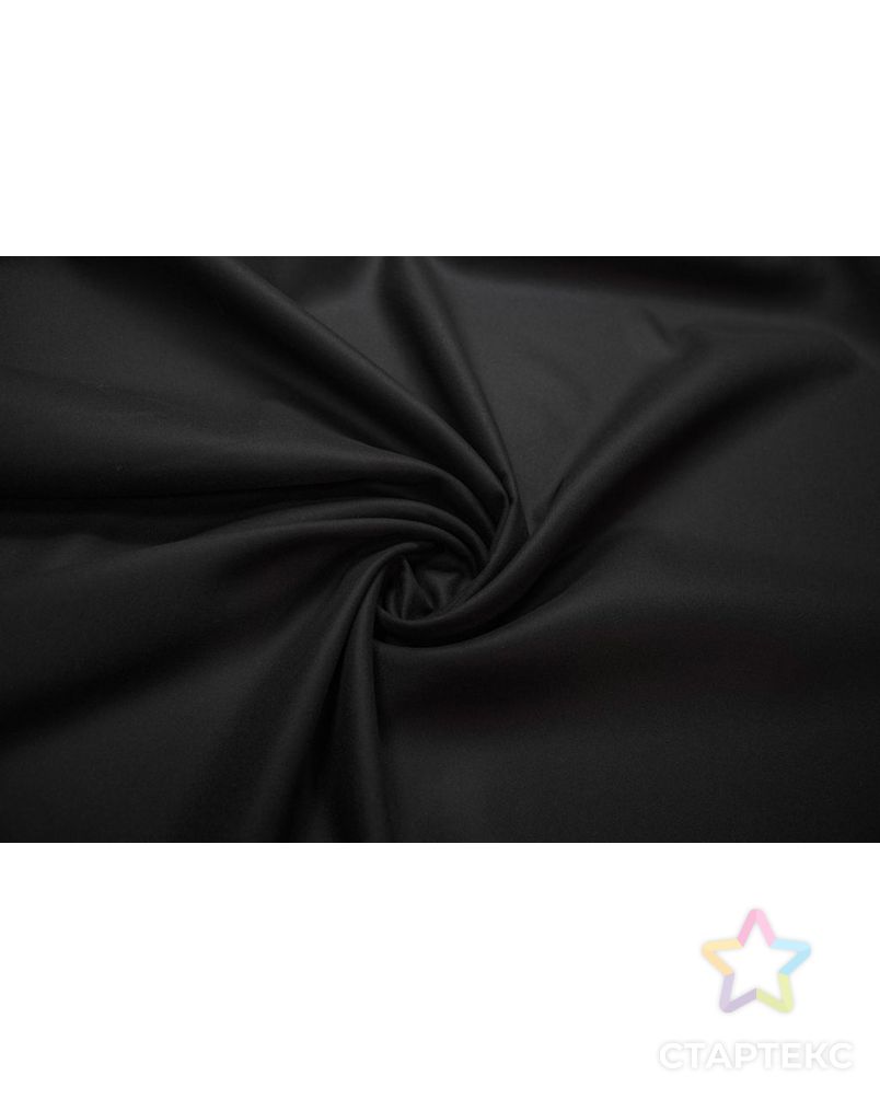 Двухслойная пальтовая ткань в диагональный рубчик, цвет черный арт. ГТ-6796-1-ГТ-26-8640-1-38-1 1