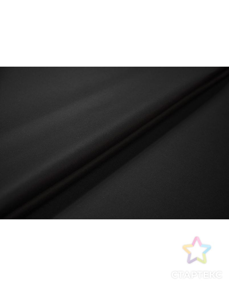 Двухслойная пальтовая ткань в диагональный рубчик, цвет черный арт. ГТ-6796-1-ГТ-26-8640-1-38-1 2