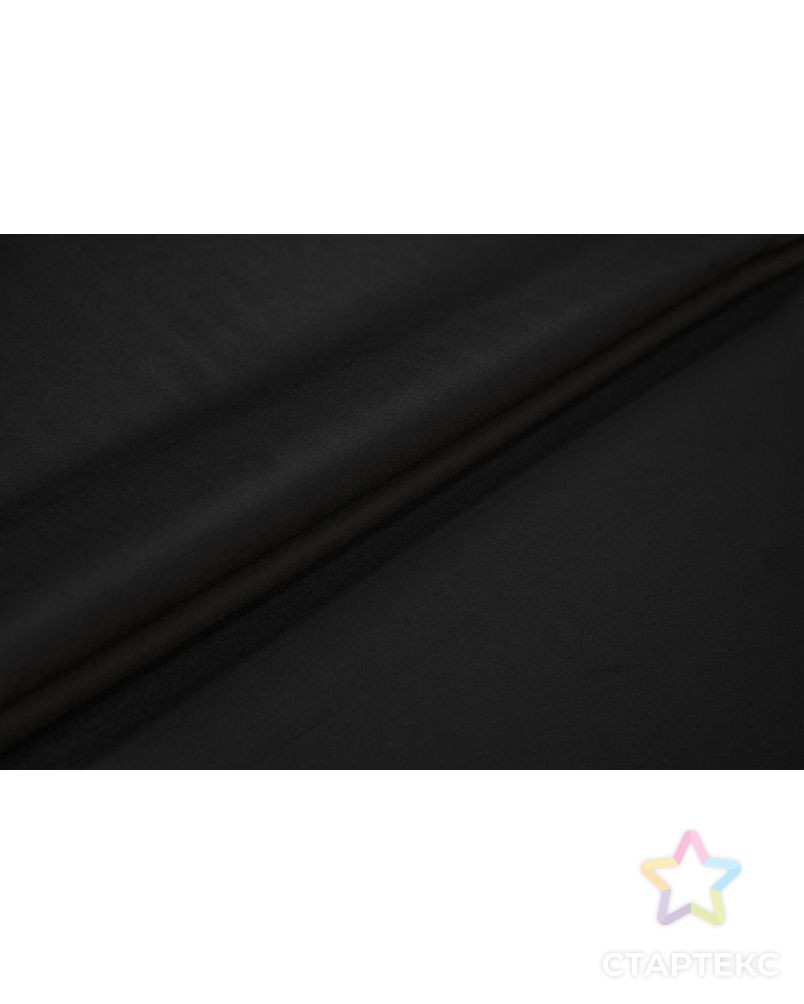 Двухсторонняя пальтовая ткань с флисовой поверхностью, чёрного цвета арт. ГТ-6802-1-ГТ-26-8645-1-38-1 2
