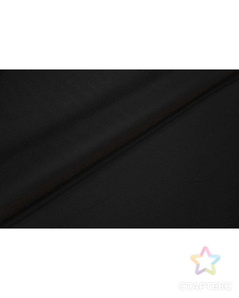 Двухсторонняя пальтовая ткань с флисовой поверхностью, чёрного цвета арт. ГТ-6802-1-ГТ-26-8645-1-38-1 6
