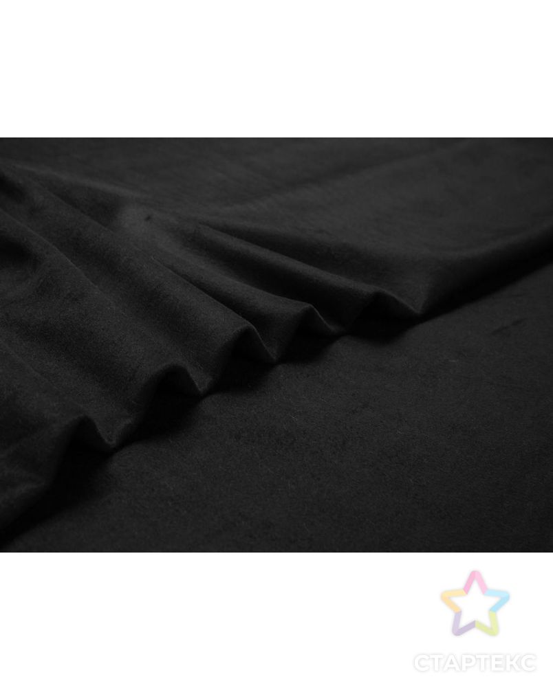 Двухслойная пальтовая ткань, глубокого черного цвета арт. ГТ-7625-1-ГТ-26-9543-1-38-1 3