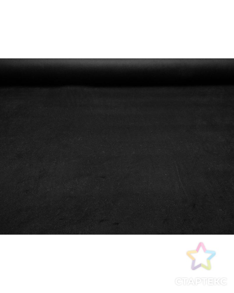 Двухслойная пальтовая ткань, глубокого черного цвета арт. ГТ-7625-1-ГТ-26-9543-1-38-1 4
