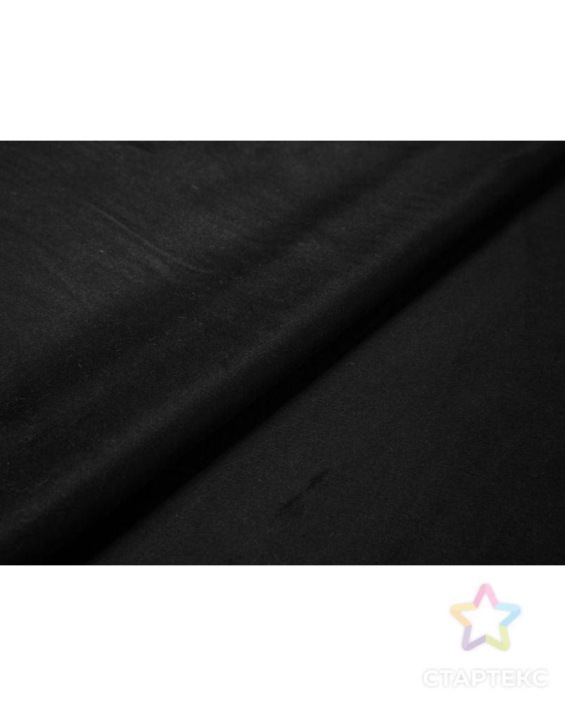 Двухслойная пальтовая ткань, глубокого черного цвета арт. ГТ-7625-1-ГТ-26-9543-1-38-1 6