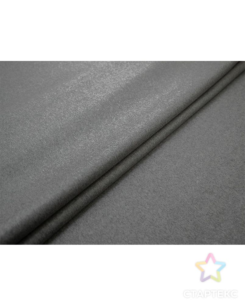 Пальтовая 2х слойная  ткань, цвет серый арт. ГТ-8012-1-ГТ-26-9852-1-29-1 2