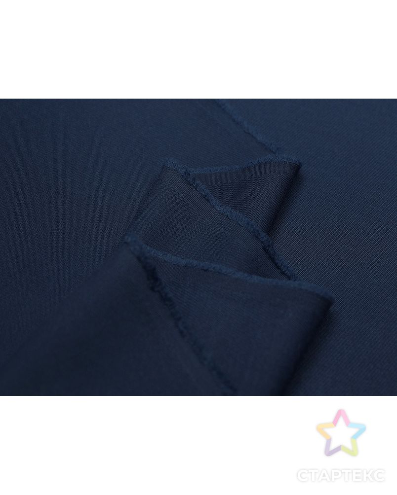 Двухсторонняя костюмная ткань синего цвета в диагональную полоску  (277 гр/м2) арт. ГТ-3650-1-ГТ0000261 4