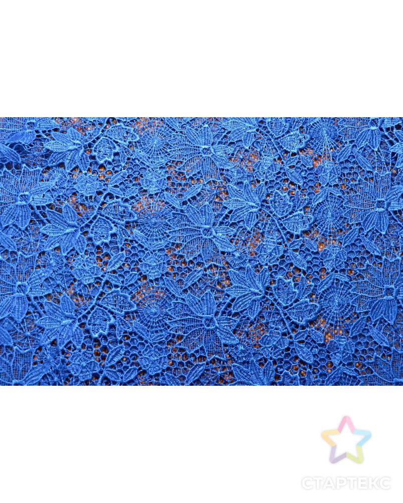Нежный гипюр цвета гавайского океана арт. ГТ-879-1-ГТ0026317 2