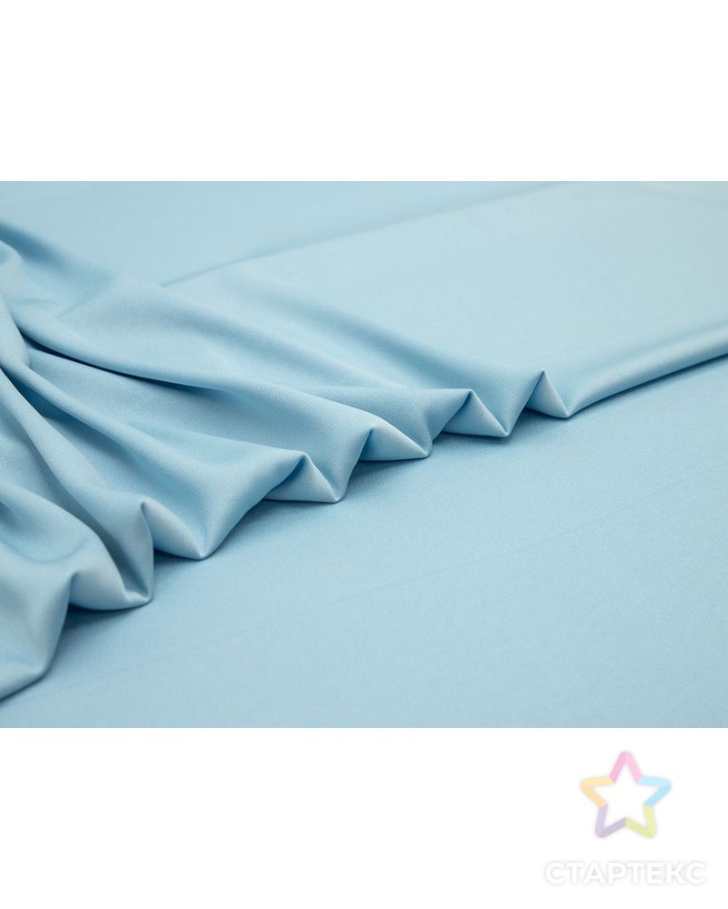 Плательная ткань Кади креповая, цвет голубой арт. ГТ-8361-1-ГТ-28-10227-1-7-1 3
