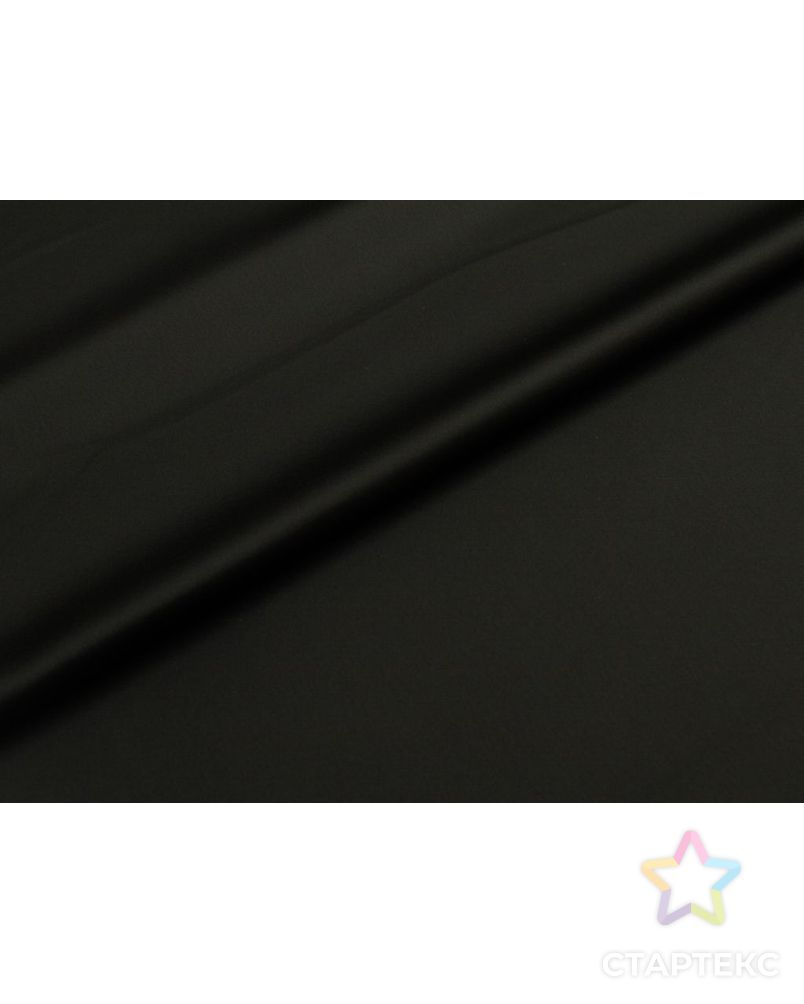 Плательная ткань Кади с атласным блеском, цвет черный арт. ГТ-8766-1-ГТ-28-10397-1-38-1 6