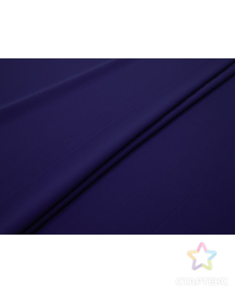 Плательная ткань Кади матовое, цвет насыщенный синий арт. ГТ-8505-1-ГТ-28-10419-1-30-1 2