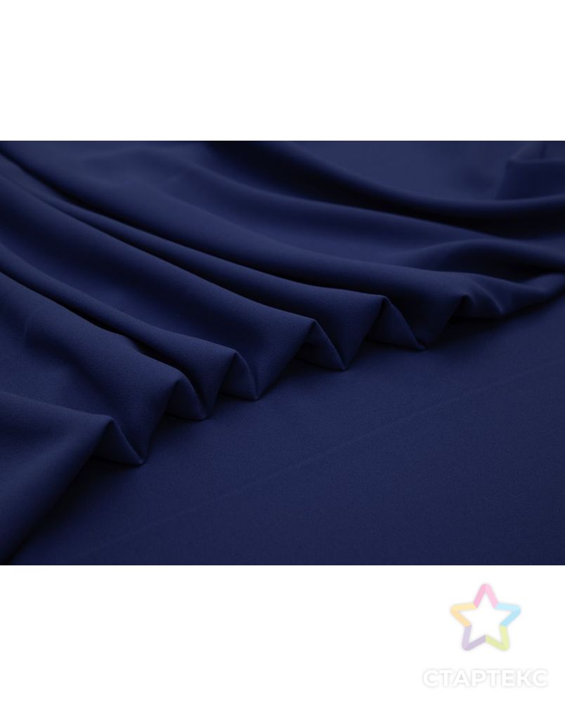 Плательная ткань Кади матовое, цвет насыщенный синий арт. ГТ-8505-1-ГТ-28-10419-1-30-1 3