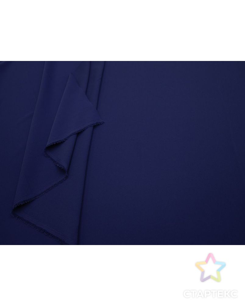 Плательная ткань Кади матовое, цвет насыщенный синий арт. ГТ-8505-1-ГТ-28-10419-1-30-1 5