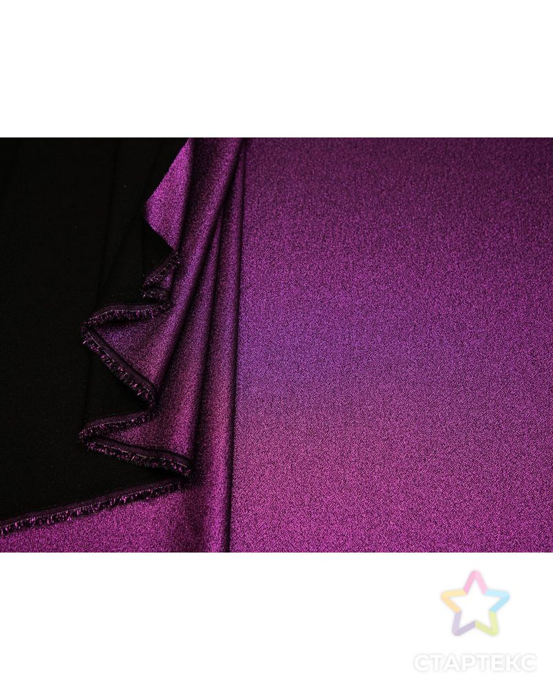 Плательная ткань с люрексом, цвет густо-розовый арт. ГТ-8512-1-ГТ-28-10433-1-26-1 5