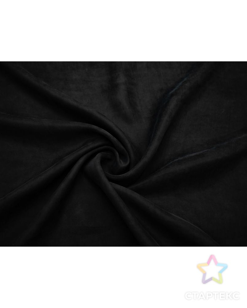 Купра блузочно-плательная, чёрного цвета арт. ГТ-8631-1-ГТ-28-10524-1-38-3 1