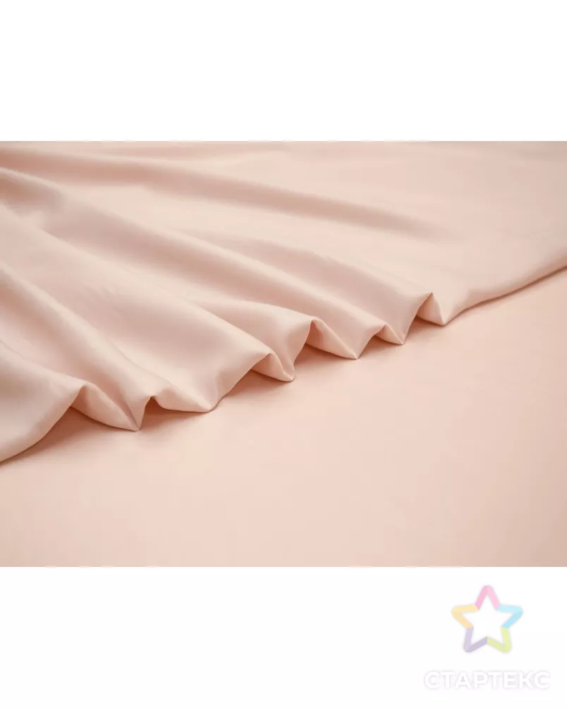 Купра блузочно-плательная, пудрового цвета арт. ГТ-8633-1-ГТ-28-10526-1-39-3 - рис. 3