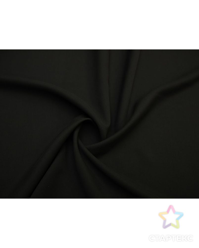Плательная ткань однотонная, цвет черный арт. ГТ-8634-1-ГТ-28-10537-1-38-1 1