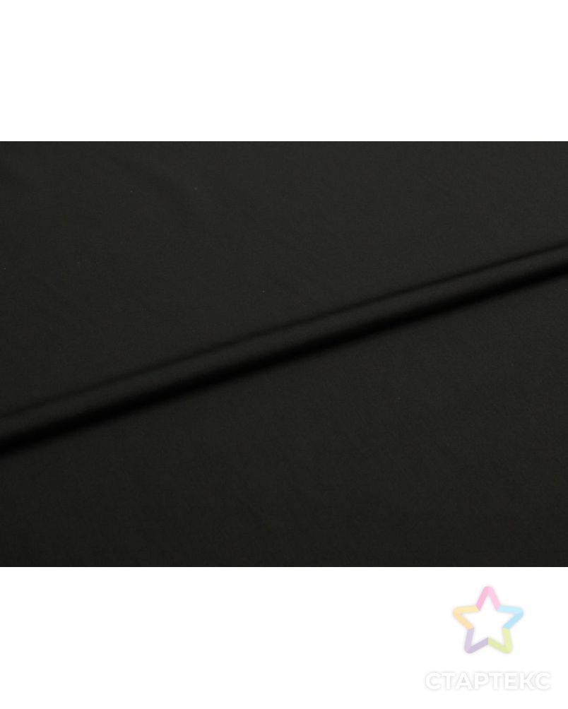 Плательная-блузочная ткань однотонная, цвет черный арт. ГТ-8788-1-ГТ-28-10687-1-38-1 6