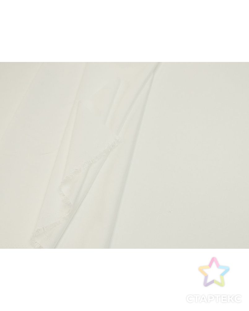 Плательная-блузочная ткань однотонная, цвет белый арт. ГТ-8789-1-ГТ-28-10688-1-2-1 5
