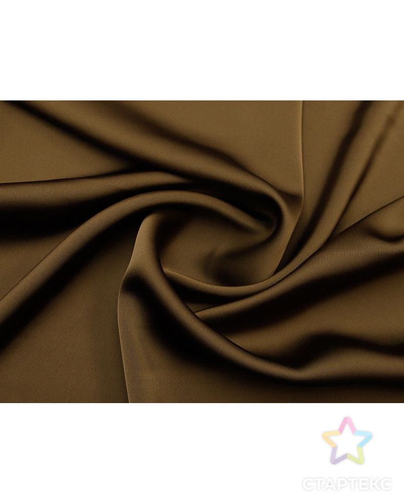 Атласная плательная ткань , цвет шоколад арт. ГТ-8792-1-ГТ-28-10697-1-14-1 1