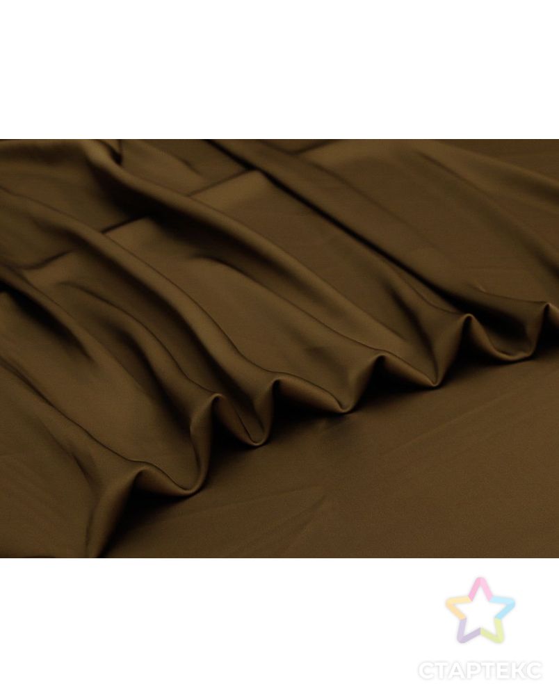 Атласная плательная ткань , цвет шоколад арт. ГТ-8792-1-ГТ-28-10697-1-14-1 3