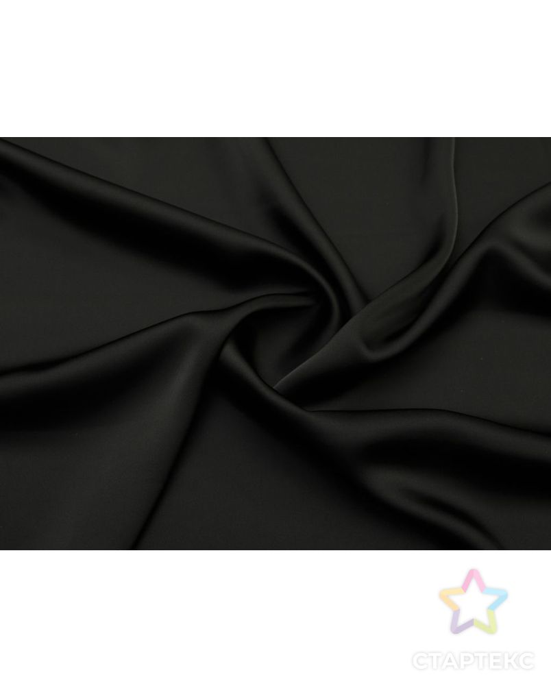 Атласная плательная ткань , цвет черный арт. ГТ-8798-1-ГТ-28-10703-1-38-1 1