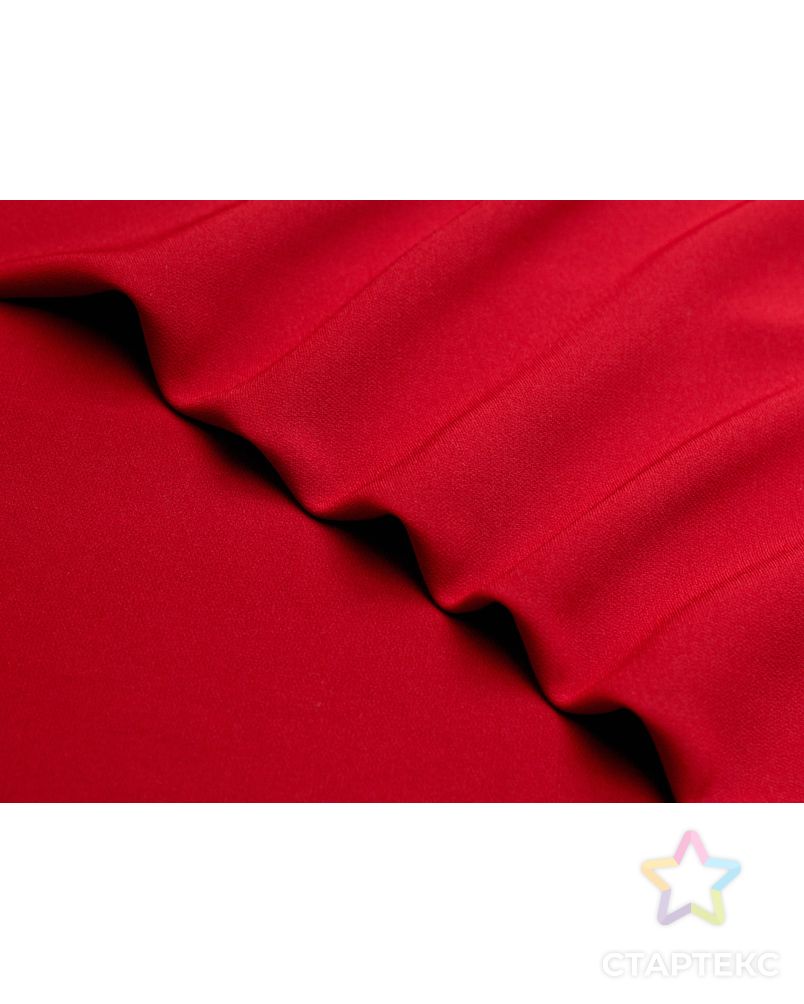 Ткань плательная "Кади" красного цвета арт. ГТ-4249-1-ГТ-28-5753-1-16-1