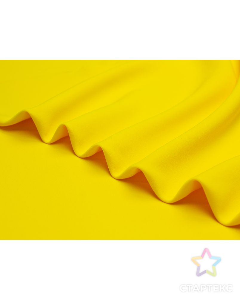 Ткань плательная Кади, цвет насыщено желтый арт. ГТ-4261-1-ГТ-28-5767-1-9-1 2