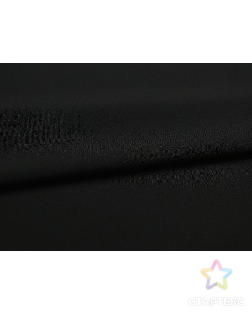 Ткань плательная "Кади" цвет угольно-черный арт. ГТ-4642-1-ГТ-28-6228-1-38-1