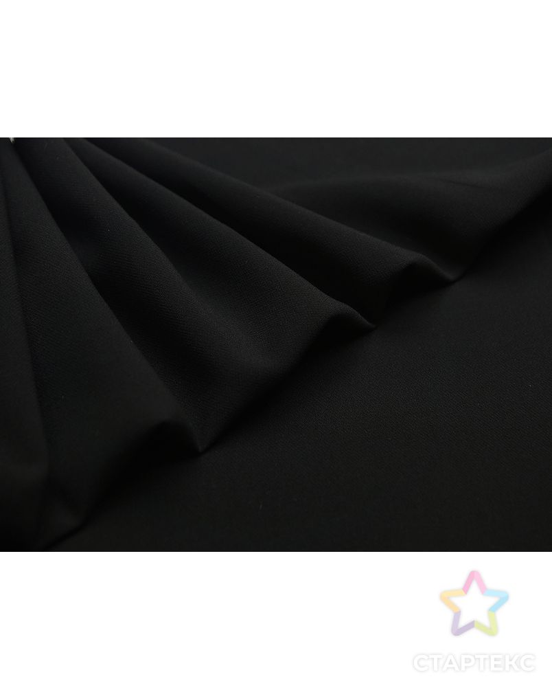 Ткань плательная "Кади" цвет угольно-черный арт. ГТ-4642-1-ГТ-28-6228-1-38-1 3