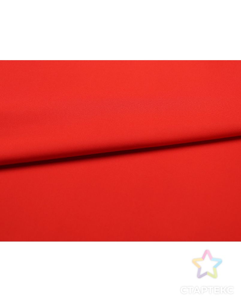 Ткань плательная "Кади" ярко-красного цвета арт. ГТ-4960-1-ГТ-28-6535-1-16-1 2