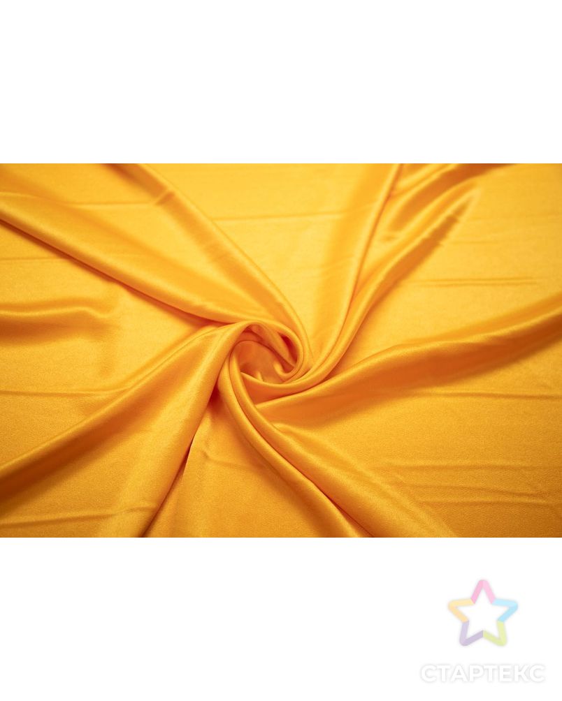 Плательная ткань Кади атласное, цвет золотисто-желтый арт. ГТ-6782-1-ГТ-28-8625-1-11-1 1