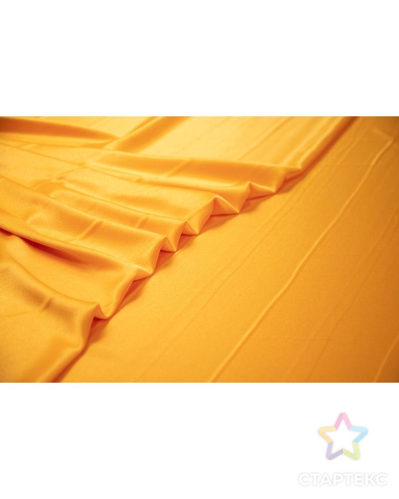 Плательная ткань Кади атласное, цвет золотисто-желтый арт. ГТ-6782-1-ГТ-28-8625-1-11-1 3
