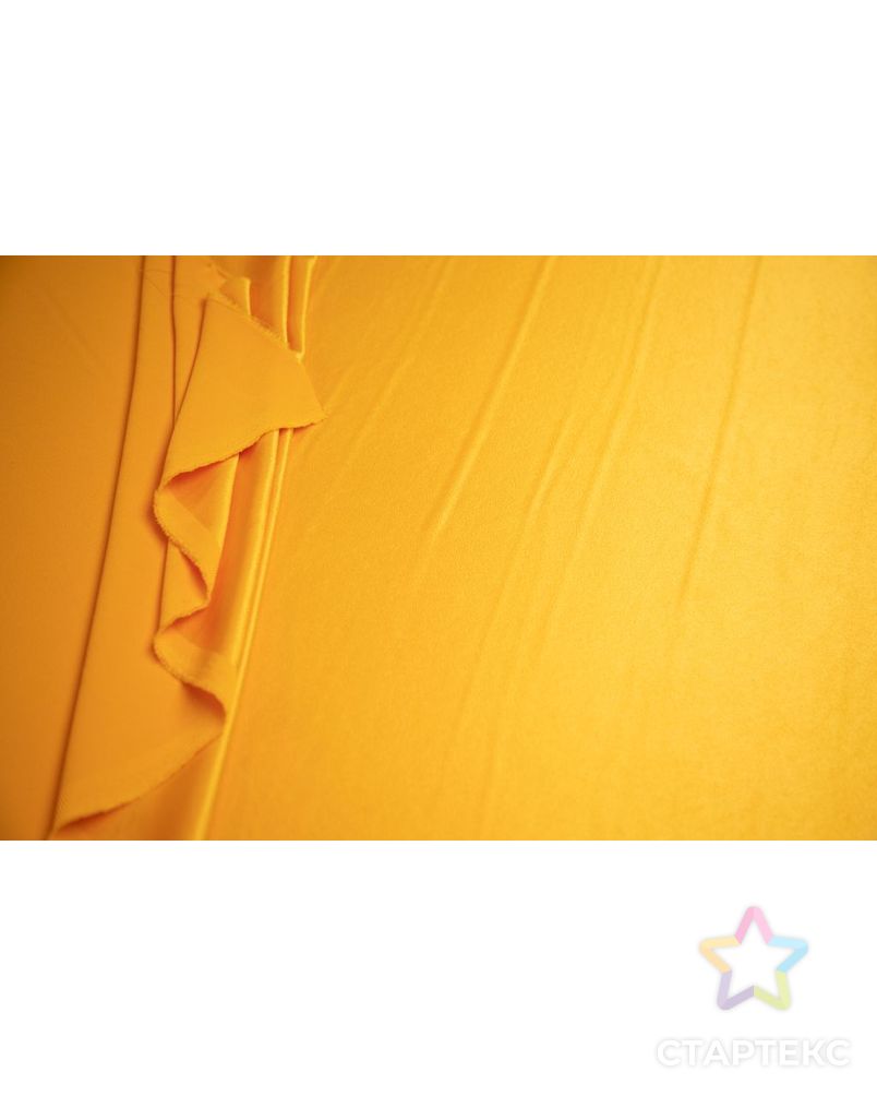Плательная ткань Кади атласное, цвет золотисто-желтый арт. ГТ-6782-1-ГТ-28-8625-1-11-1 5