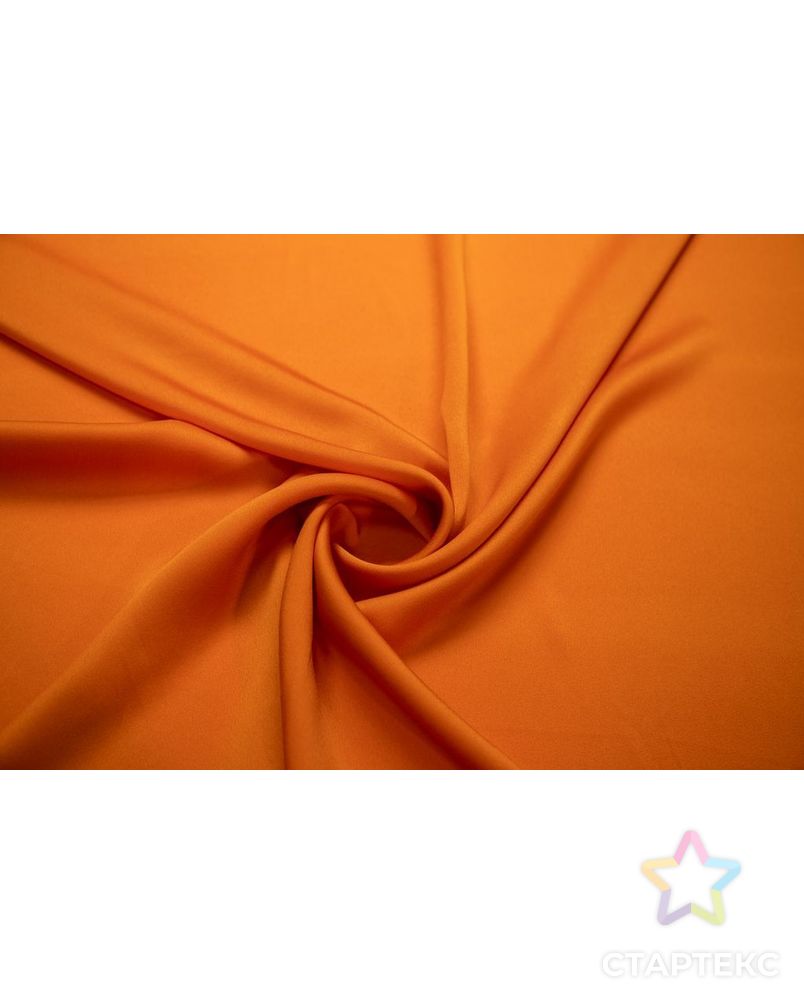 Плательная ткань Кади атласное, цвет апельсиновый арт. ГТ-6784-1-ГТ-28-8627-1-24-1 1