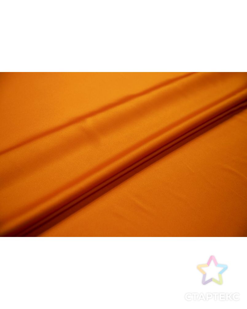Плательная ткань Кади атласное, цвет апельсиновый арт. ГТ-6784-1-ГТ-28-8627-1-24-1 2