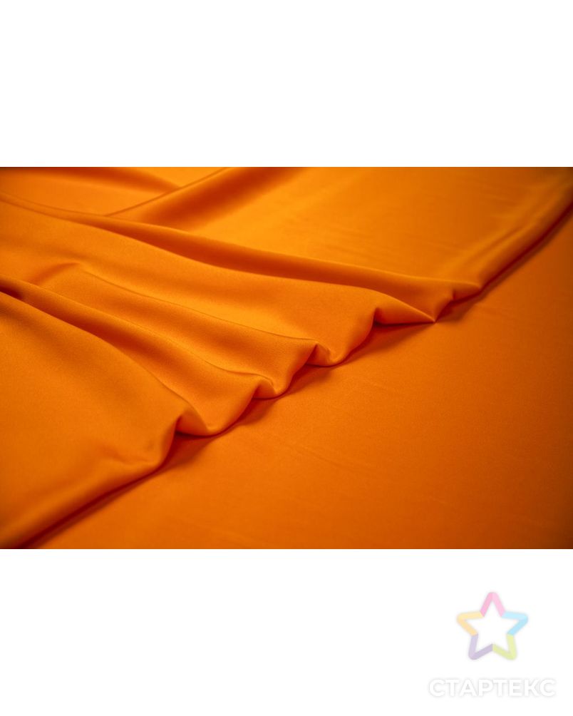 Плательная ткань Кади атласное, цвет апельсиновый арт. ГТ-6784-1-ГТ-28-8627-1-24-1 3