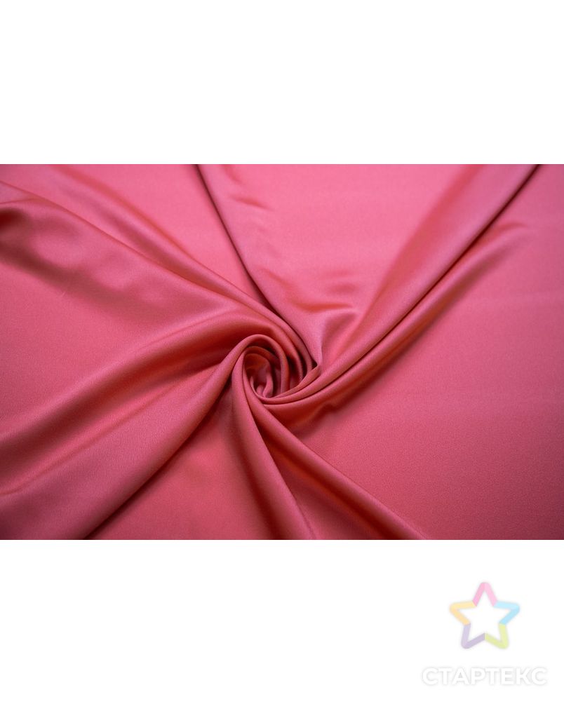 Плательная ткань Кади атласное, цвет густо-розовый арт. ГТ-6785-1-ГТ-28-8628-1-26-1 1