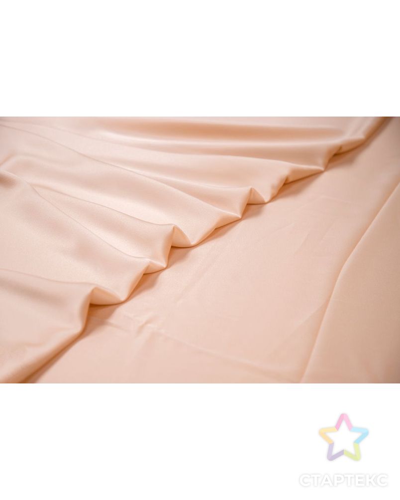 Плательная ткань Кади атласное, цвет персиково-бежевый арт. ГТ-6788-1-ГТ-28-8631-1-1-1 3