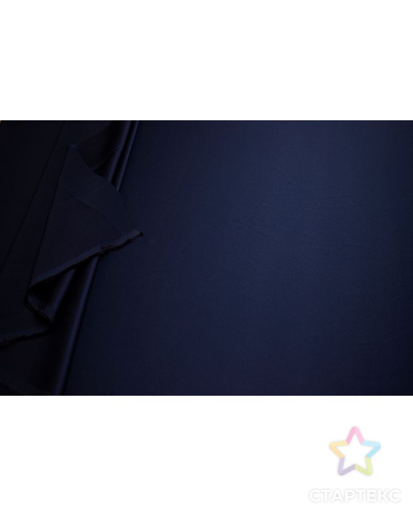 Плательная ткань Кади атласное, цвет темно-синий арт. ГТ-6789-1-ГТ-28-8633-1-30-1 5