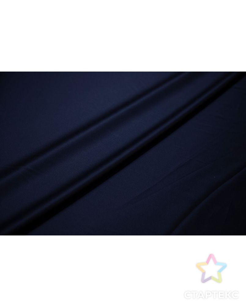 Плательная ткань Кади атласное, цвет темно-синий арт. ГТ-6789-1-ГТ-28-8633-1-30-1 6