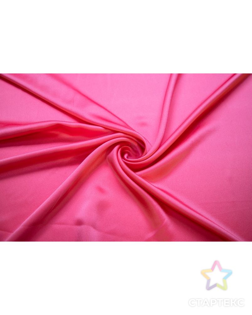 Плательная ткань Кади атласное, цвет кораллово-розовый арт. ГТ-6792-1-ГТ-28-8636-1-26-1 1