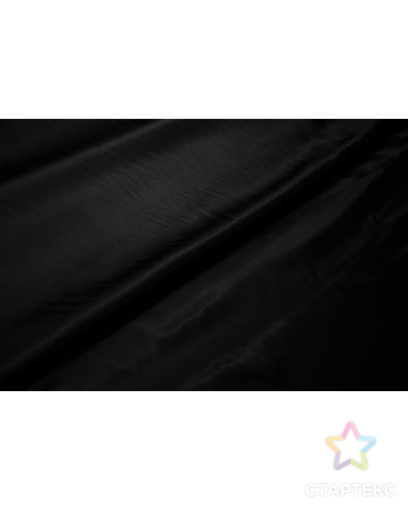 Блузочно-плательная ткань атласная, цвет чёрный арт. ГТ-6893-1-ГТ-28-8728-1-38-3 6