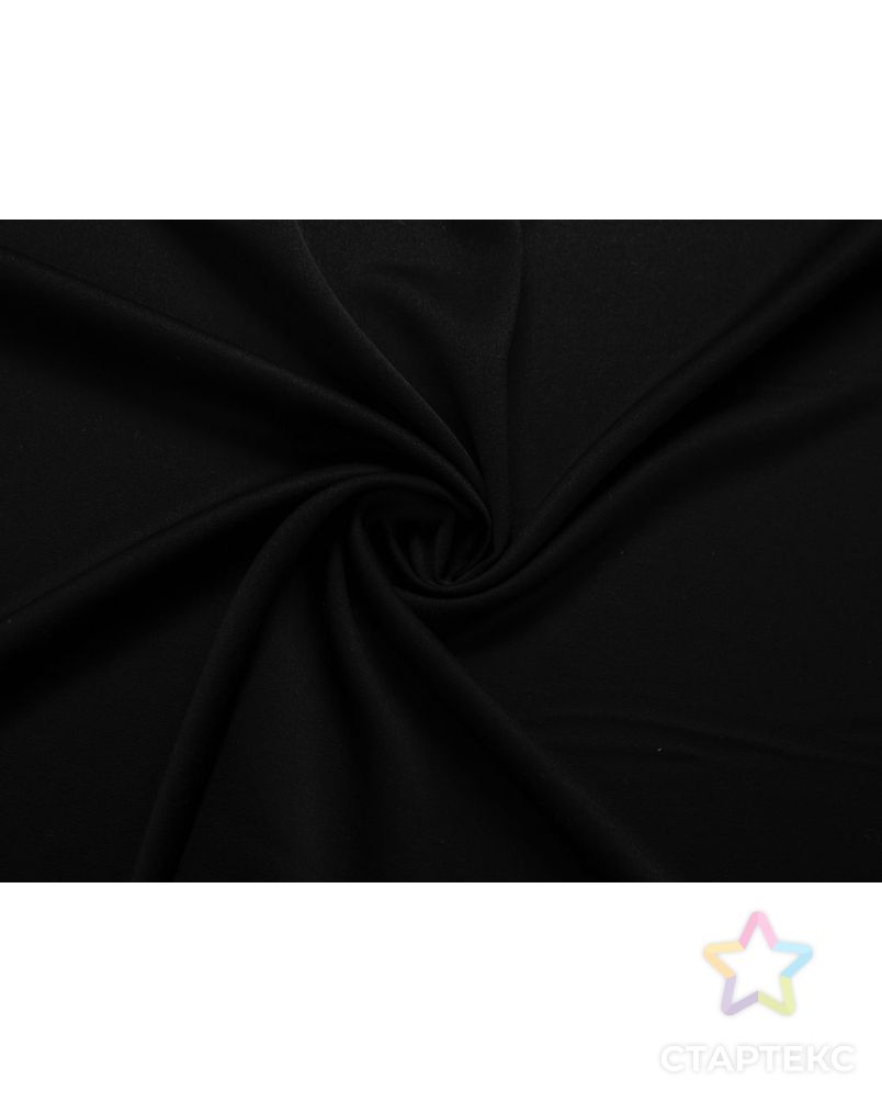 Двухсторонняя плательная ткань Кади, цвет чёрный арт. ГТ-7477-1-ГТ-28-9370-1-38-1 1