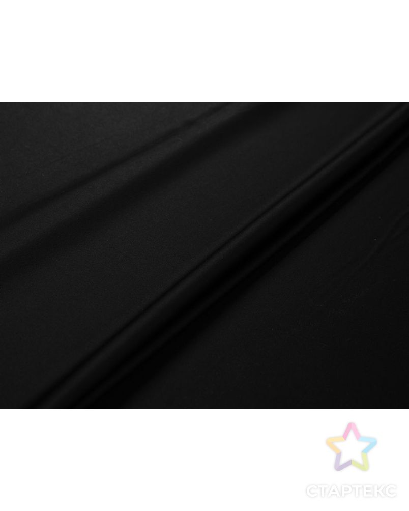 Двухсторонняя плательная ткань Кади, цвет чёрный арт. ГТ-7477-1-ГТ-28-9370-1-38-1 2