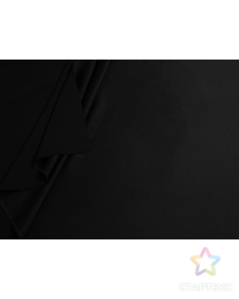 Двухсторонняя плательная ткань Кади, цвет чёрный арт. ГТ-7477-1-ГТ-28-9370-1-38-1 5