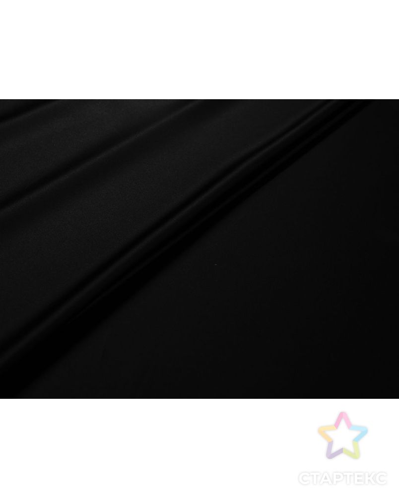 Двухсторонняя плательная Кади, цвет чёрный арт. ГТ-7480-1-ГТ-28-9373-1-38-1 2