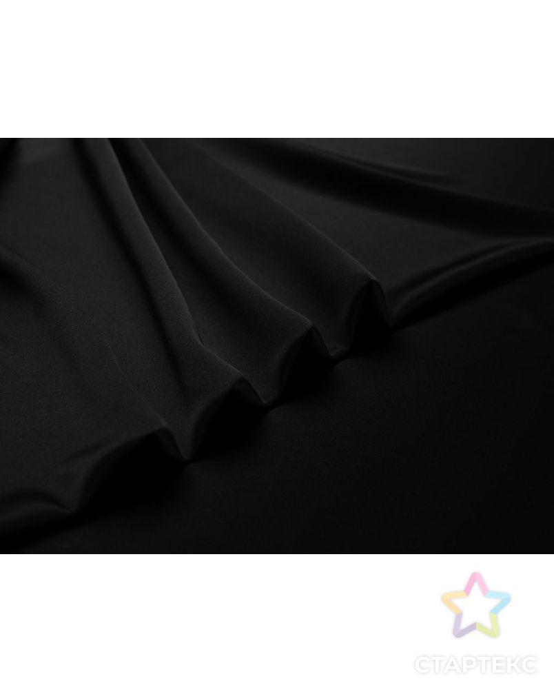 Двухсторонняя плательная Кади, цвет чёрный арт. ГТ-7480-1-ГТ-28-9373-1-38-1 3