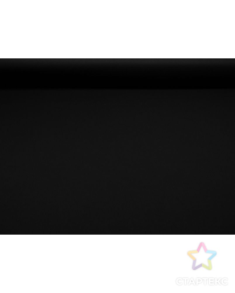 Двухсторонняя плательная ткань Кади,  черного цвета арт. ГТ-7481-1-ГТ-28-9377-1-38-1 4