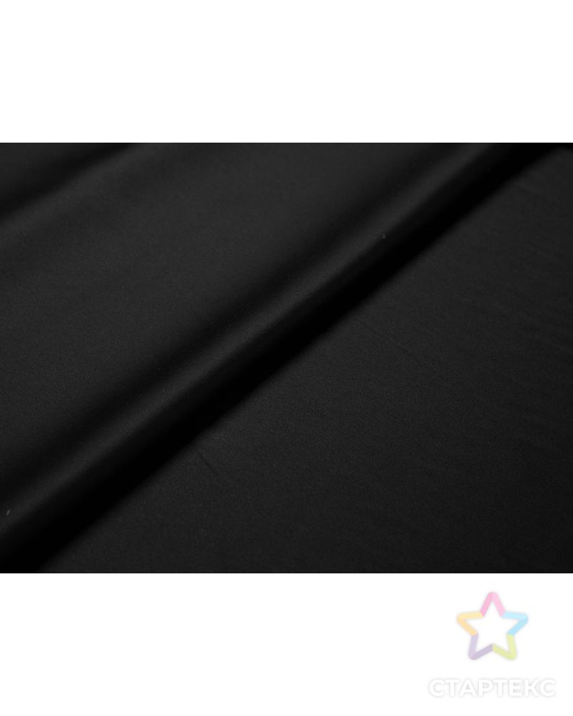 Двухсторонняя плательная ткань Кади,  черного цвета арт. ГТ-7481-1-ГТ-28-9377-1-38-1 6